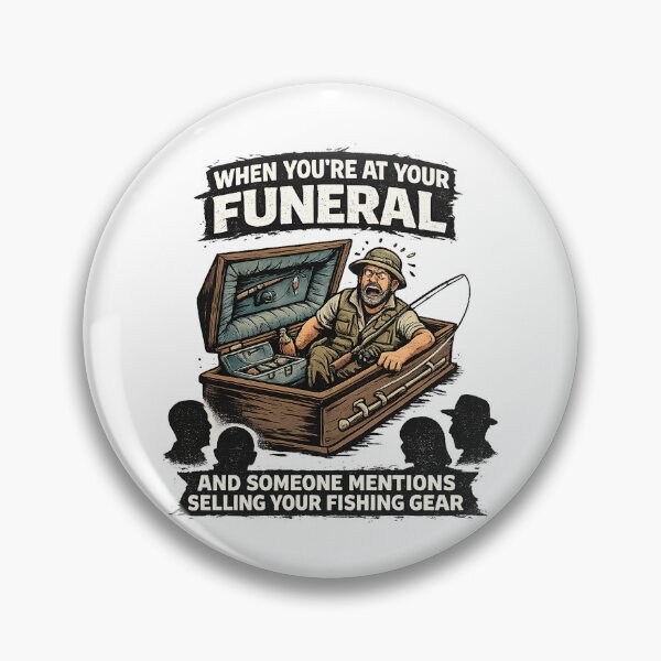 Item preview, Anglers Funeral designed and sold by StrawDesign.