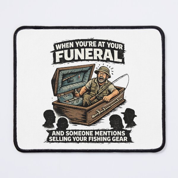 Item preview, Anglers Funeral designed and sold by StrawDesign.