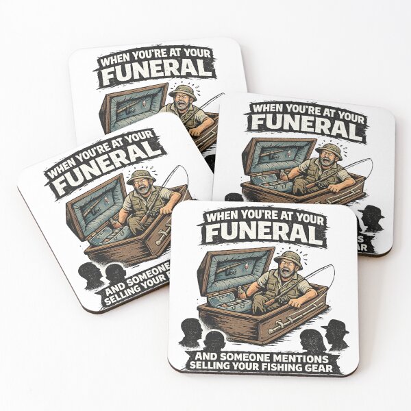 Item preview, Anglers Funeral designed and sold by StrawDesign.