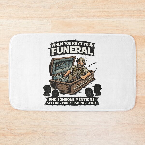 Item preview, Anglers Funeral designed and sold by StrawDesign.