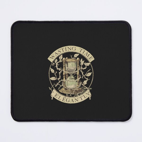 Item preview, Wasting Time Elegantly Hourglass | Dark Academia Procrastination designed and sold by VENOHA.