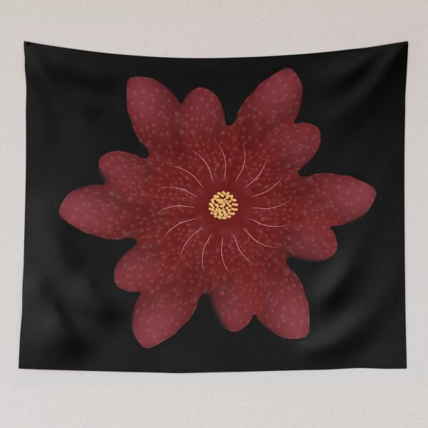 Item preview, Elegant Red Velvet Flower  | Dark Floral Art designed and sold by HopeAndHustle.