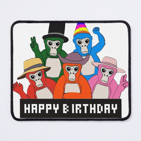 Item preview, Gorilla Gang Happy Birthday Card designed and sold by CreativeJuicesCanada.