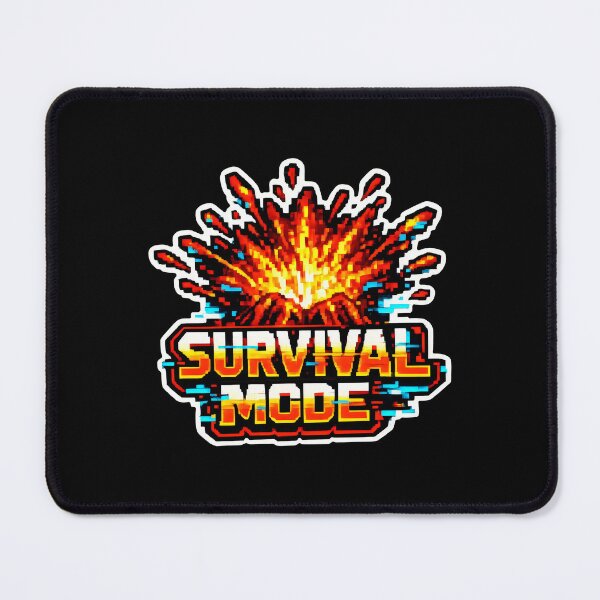 Item preview, Pixel Survival Mode Gaming Retro Pixel Art designed and sold by SplashTastic.