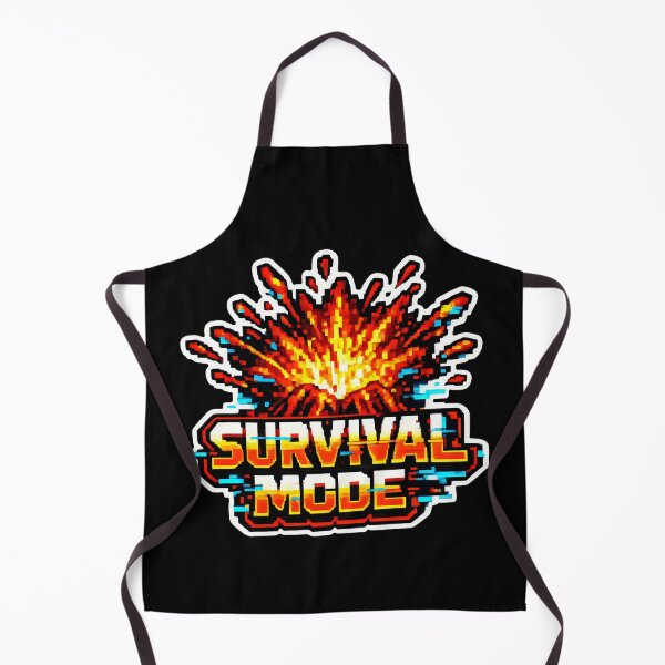 Item preview, Pixel Survival Mode Gaming Retro Pixel Art designed and sold by SplashTastic.