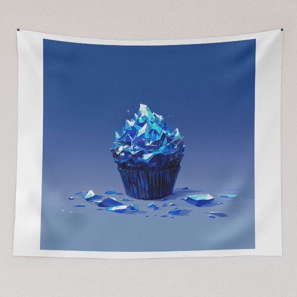 Item preview, Frozen Crystal Blue Muffin designed and sold by Christian Weiss.