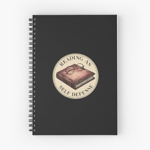 Item preview, Reading As Self Defense Book & Glasses | Booktok Dark Academia designed and sold by VENOHA.