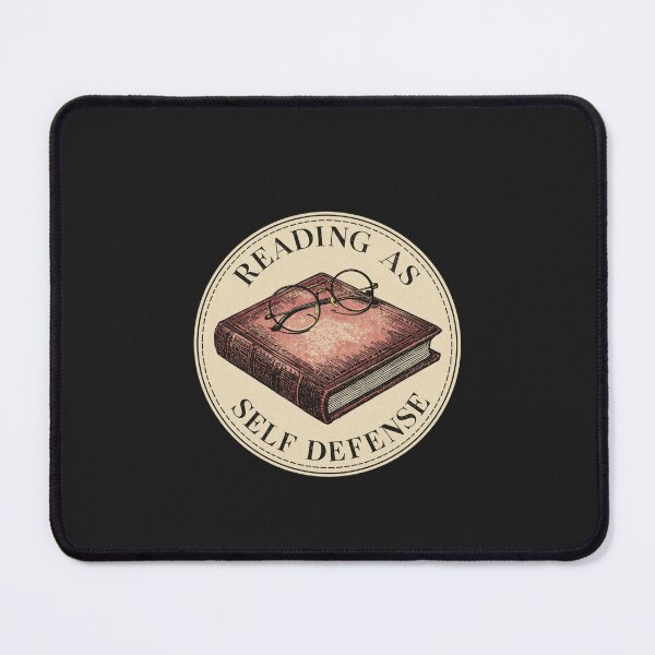 Item preview, Reading As Self Defense Book & Glasses | Booktok Dark Academia designed and sold by VENOHA.