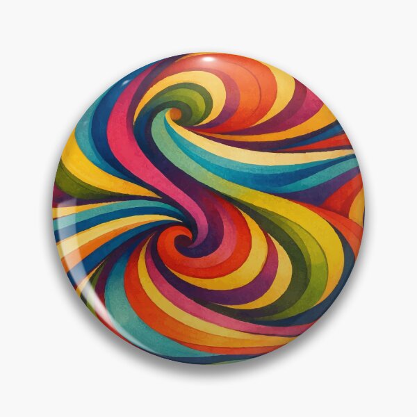Item preview, Retro Psychedelic Swirl Art - 60s 70s Groovy Abstract Pattern designed and sold by Far Out Goods.