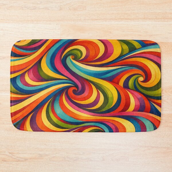 Item preview, Retro Psychedelic Swirl Art - 60s 70s Groovy Abstract Pattern designed and sold by Far Out Goods.