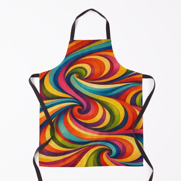 Item preview, Retro Psychedelic Swirl Art - 60s 70s Groovy Abstract Pattern designed and sold by Far Out Goods.