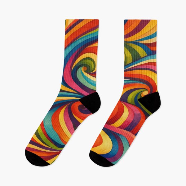 Item preview, Retro Psychedelic Swirl Art - 60s 70s Groovy Abstract Pattern designed and sold by Far Out Goods.