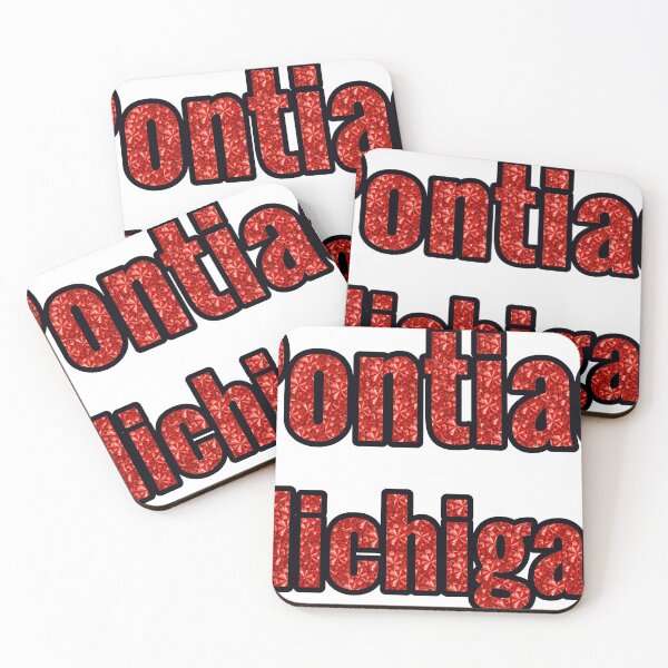 Item preview, Pontiac Michigan City Name With Red Rhinestone designed and sold by TheIconSmith.