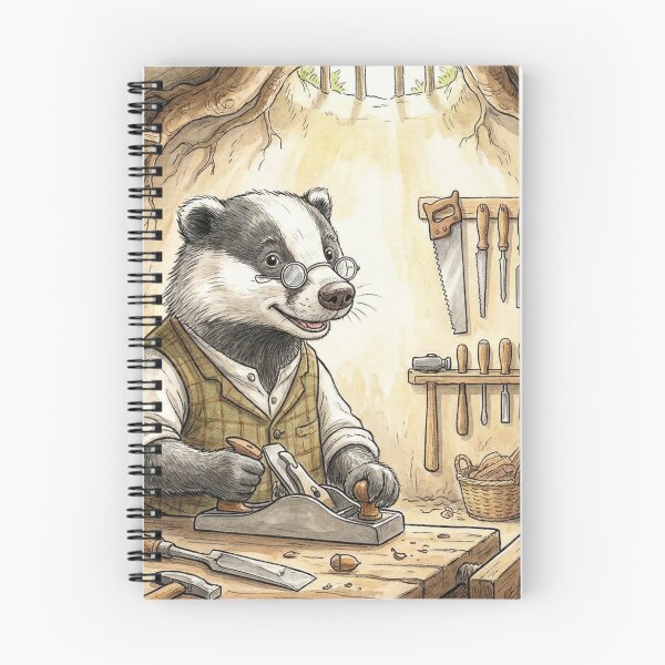 Item preview, The Badger's Workshop: Cosy Woodland Carpenter designed and sold by Englandbear.