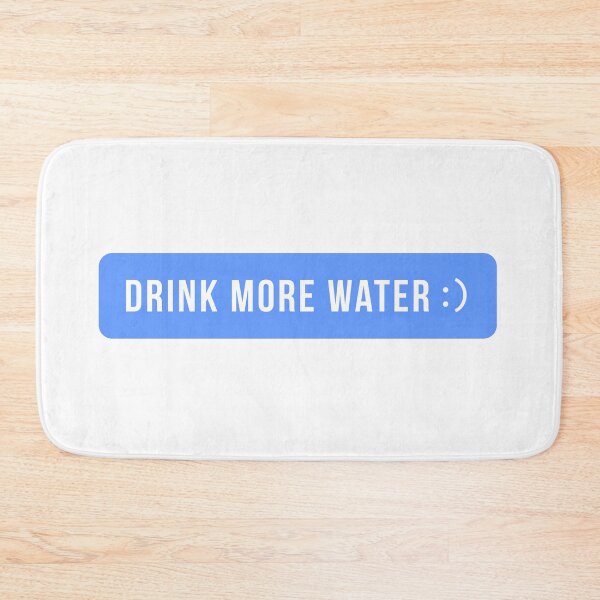 Item preview, Drink More Water – Daily Hydration Reminder Minimal Sticker designed and sold by Identity Club Co.
