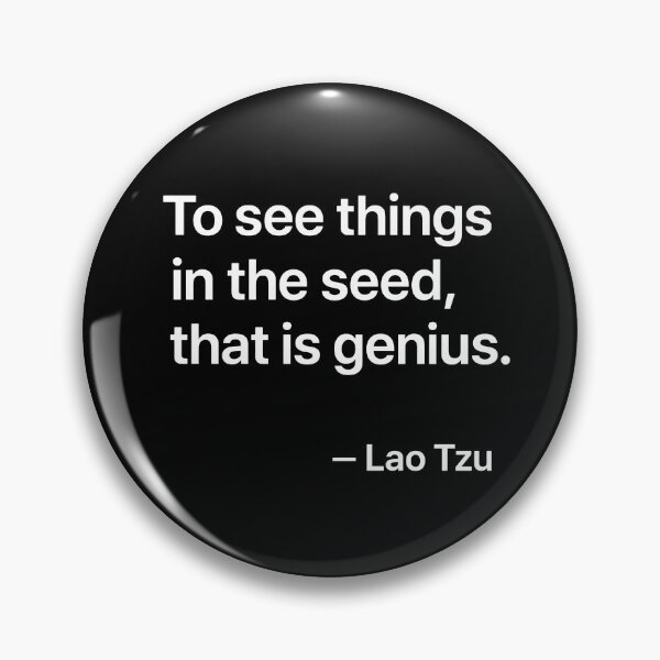 Item preview, See the Seed – Lao Tzu (White Font) designed and sold by TshirtsLabs.