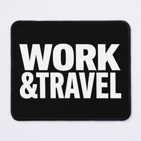 Item preview, Work & Travel Design – Bold Typography for Globetrotters & Digital Nomads designed and sold by Fuechse.