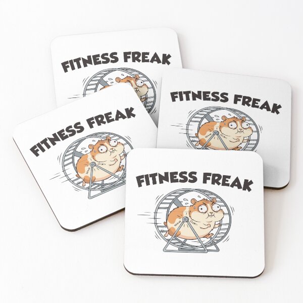 Item preview, 3 AM Fitness Freak Funny Hamster Marathon designed and sold by Petzzz.