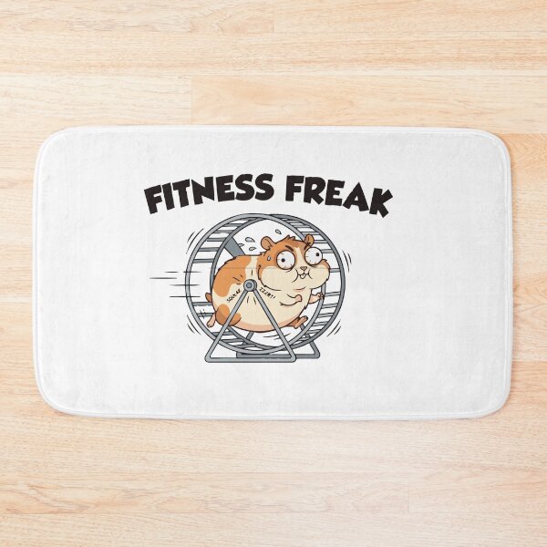Item preview, 3 AM Fitness Freak Funny Hamster Marathon designed and sold by Petzzz.