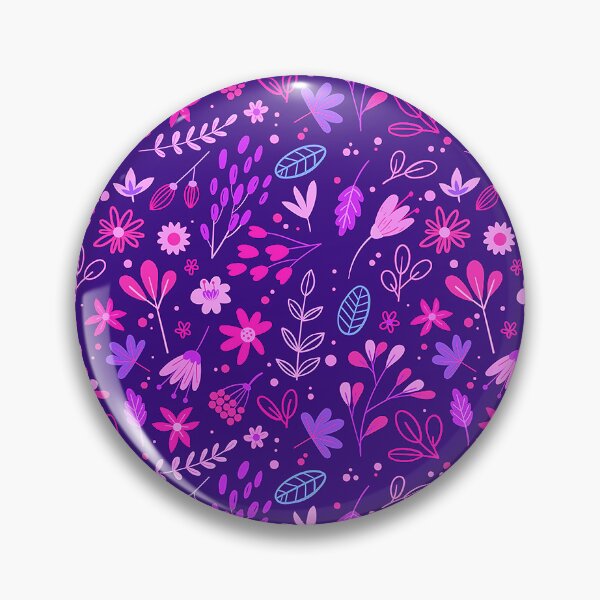 Item preview, Purple Floral designed and sold by Ilustramagno.