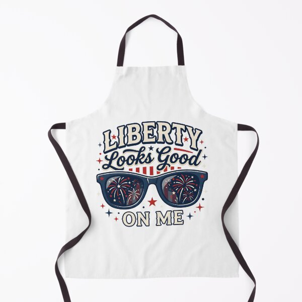 Item preview, Liberty Looks Good on Me – Retro 4th of July Sunglasses Design designed and sold by relso.