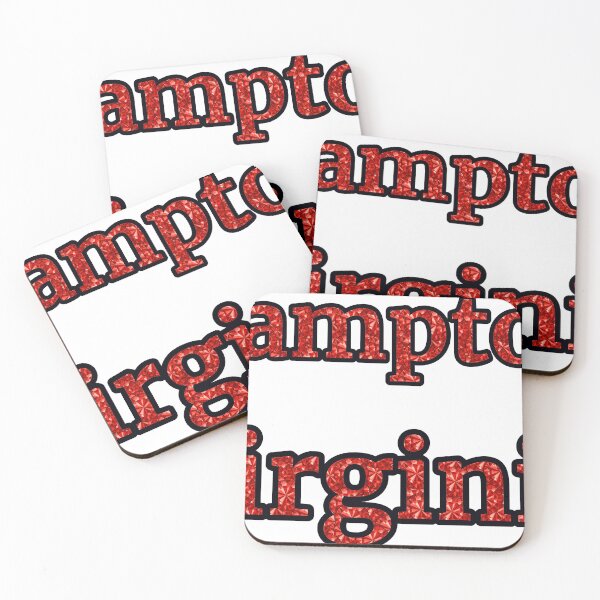 Item preview, Hampton Virginia City Name With Red Rhinestone designed and sold by TheIconSmith.