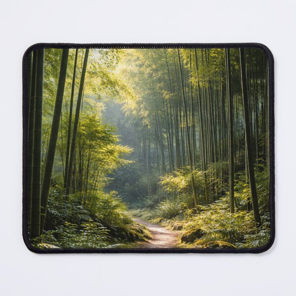 Item preview, Illuminated path among bamboo trees designed and sold by JuViRo.