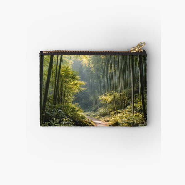 Item preview, Illuminated path among bamboo trees designed and sold by JuViRo.
