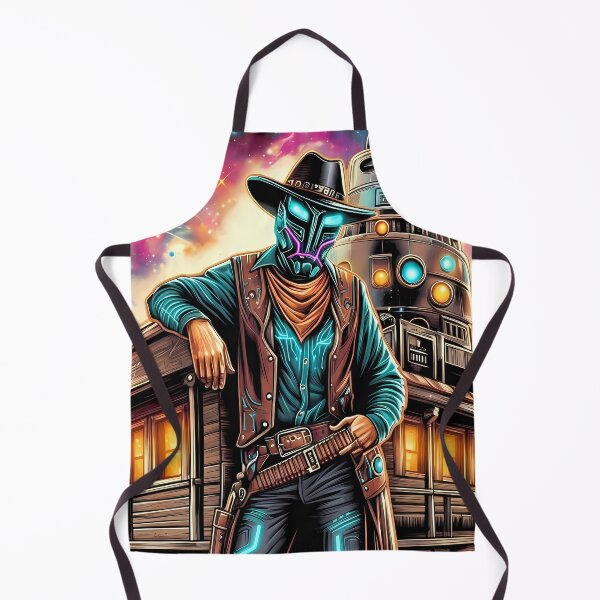 Item preview, Guardian of the Galactic Frontier - Cosmic Cowboy designed and sold by Art-Arcade6.