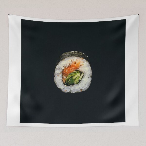 Item preview, Minimal Maki Roll Black Background designed and sold by Christian Weiss.