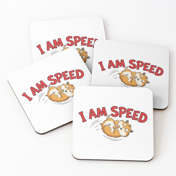 Item preview, I Am Speed Funny Flying Hamster Wheel Meme designed and sold by Petzzz.
