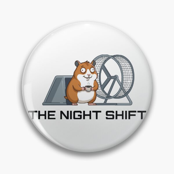 Item preview, The Night Shift Squeaky Wheel Hamster designed and sold by Petzzz.
