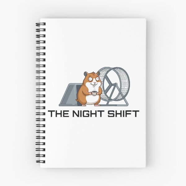 Item preview, The Night Shift Squeaky Wheel Hamster designed and sold by Petzzz.
