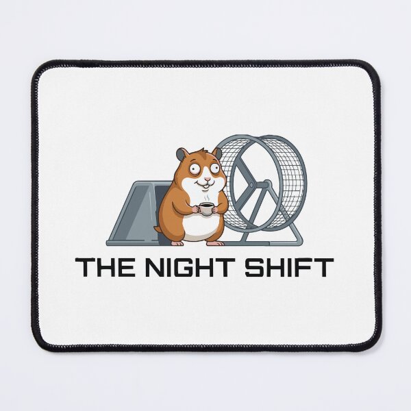 Item preview, The Night Shift Squeaky Wheel Hamster designed and sold by Petzzz.