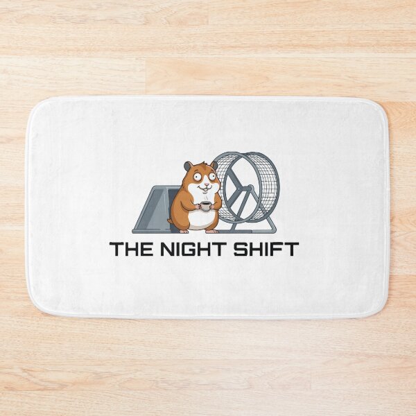 Item preview, The Night Shift Squeaky Wheel Hamster designed and sold by Petzzz.