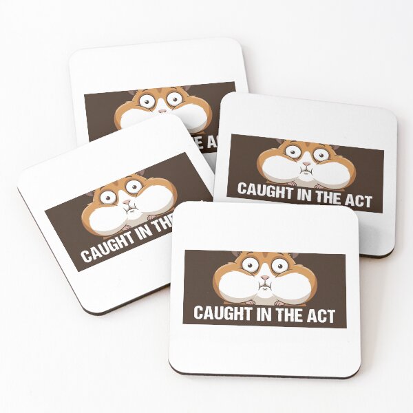 Item preview, Caught In The Act Funny Startled Hamster designed and sold by Petzzz.