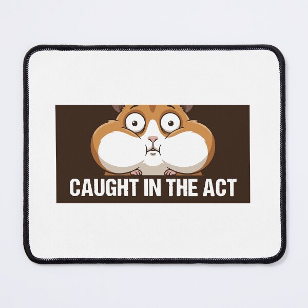 Item preview, Caught In The Act Funny Startled Hamster designed and sold by Petzzz.