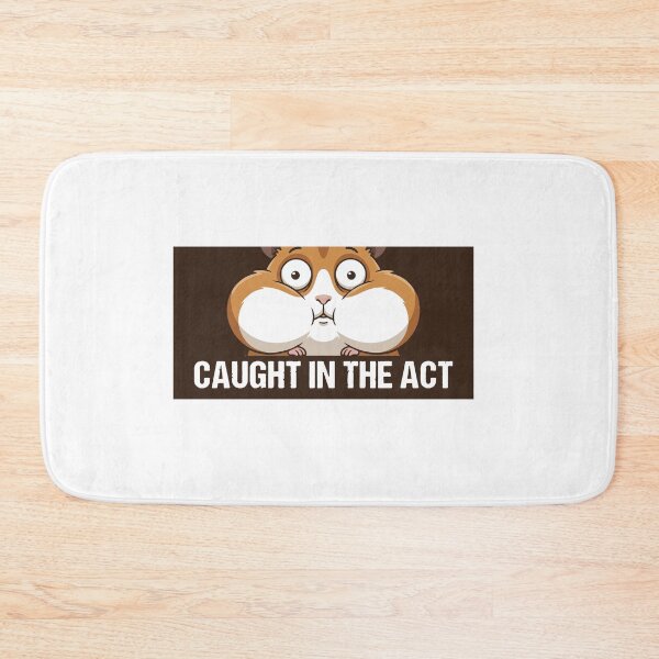 Item preview, Caught In The Act Funny Startled Hamster designed and sold by Petzzz.