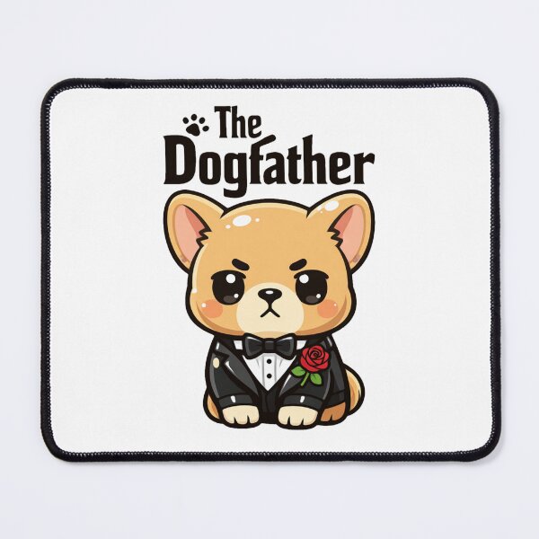 Item preview, The Dog Father Kawaii Vector Cat Parody designed and sold by SketchOnScreen.