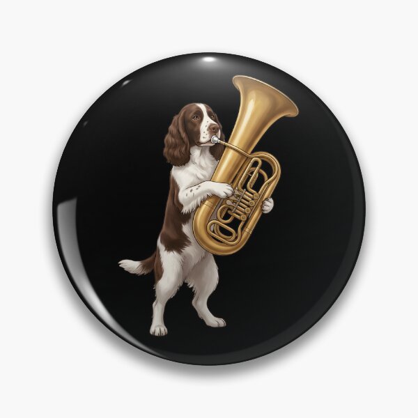 Item preview, English Springer Spaniel Playing Tuba Player Tubaist Dog Lover designed and sold by DoodleTortle.
