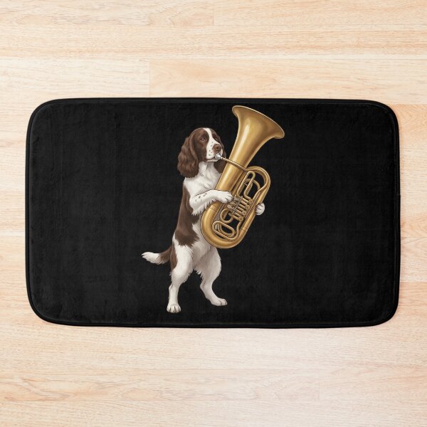 Item preview, English Springer Spaniel Playing Tuba Player Tubaist Dog Lover designed and sold by DoodleTortle.