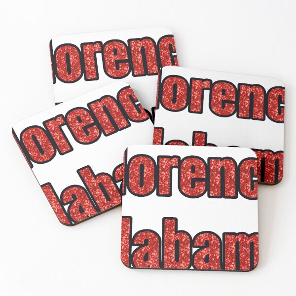 Item preview, Florence Alabama City Name With Red Rhinestone designed and sold by TheIconSmith.