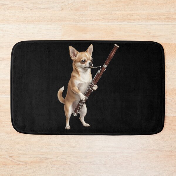 Item preview, Chihuahua Playing Bassoon Player Bassoonist Dog Lover designed and sold by TerryConnells.