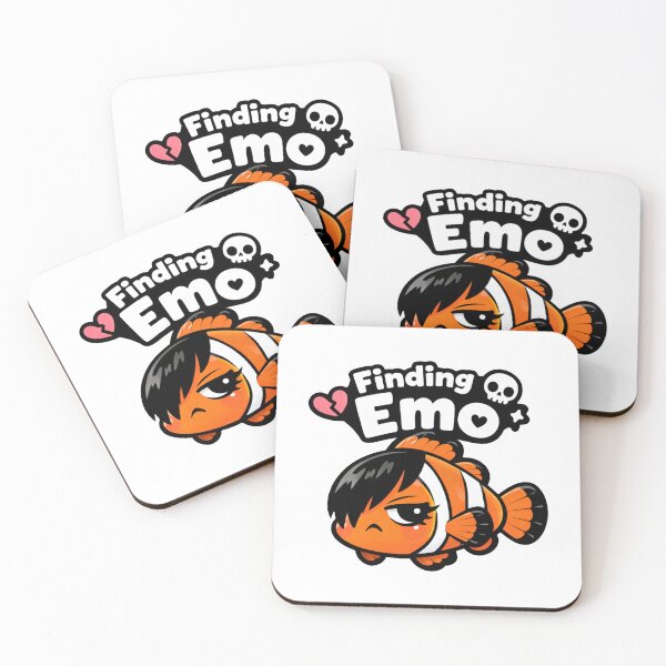 Item preview, Finding Emo Kawaii Vector Fish Parody designed and sold by SketchOnScreen.