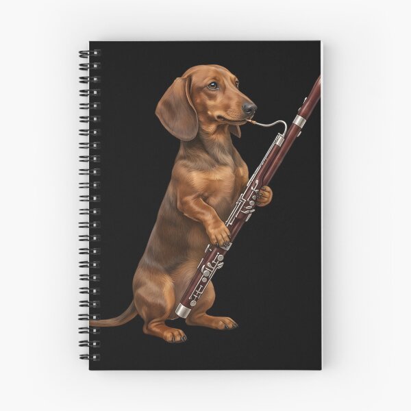 Item preview, Dachshund Playing Bassoon Player Bassoonist Dog Lover designed and sold by TerryConnells.