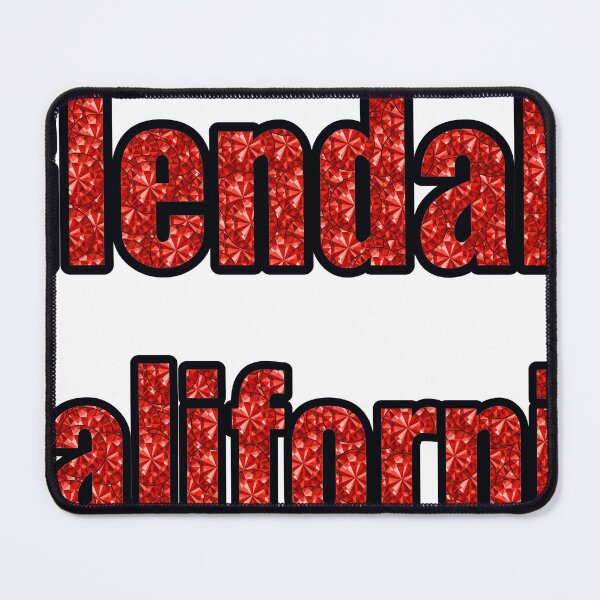 Item preview, Glendale California City Name With Red Rhinestone designed and sold by TheIconSmith.