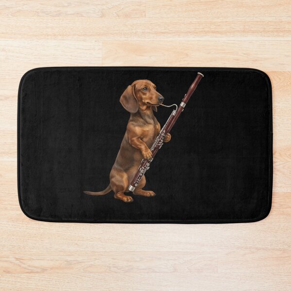 Item preview, Dachshund Playing Bassoon Player Bassoonist Dog Lover designed and sold by TerryConnells.