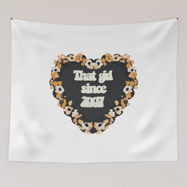 Item preview, That Girl Since 2007 Love Heart Birthday Cake designed and sold by FreeOrca.