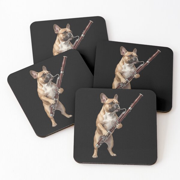 Item preview, French Bulldog Playing Bassoon Player Bassoonist Dog Lover designed and sold by TerryConnells.