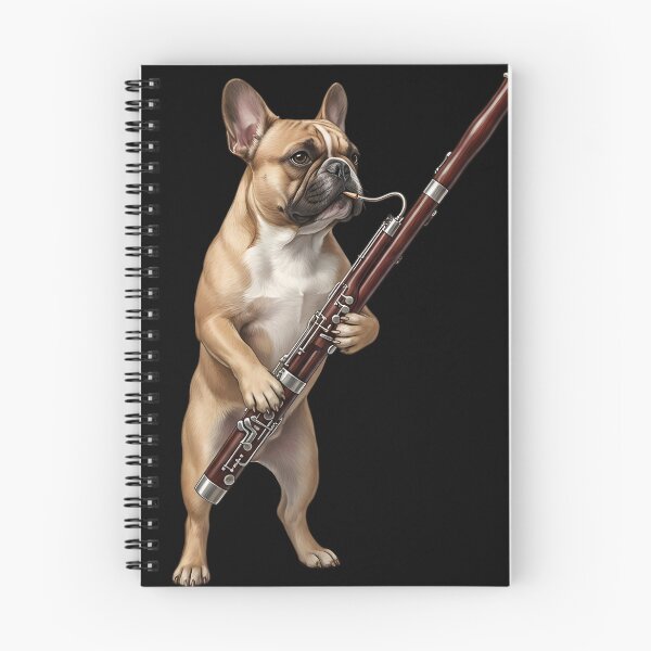Item preview, French Bulldog Playing Bassoon Player Bassoonist Dog Lover designed and sold by TerryConnells.
